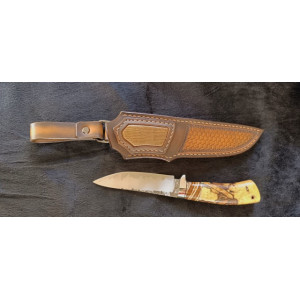 ЗОЛОТА ПЕРЛИНА ніж ручної роботи майстерні ВІКТОР, CPM® S125V™ в обкладинках нержавіючої сталі 95Х18, 64 HRC. Photo 2